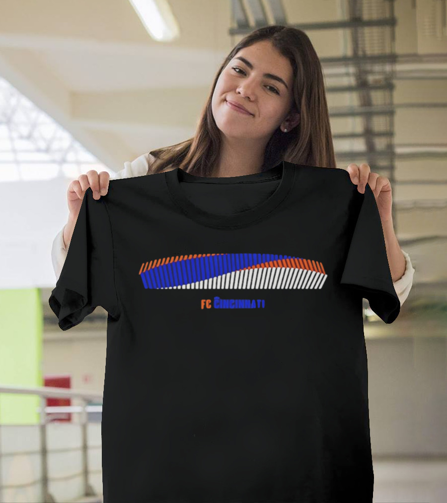 FC Cincinnati Stadium Lights Good Vibes Only T-Shirt