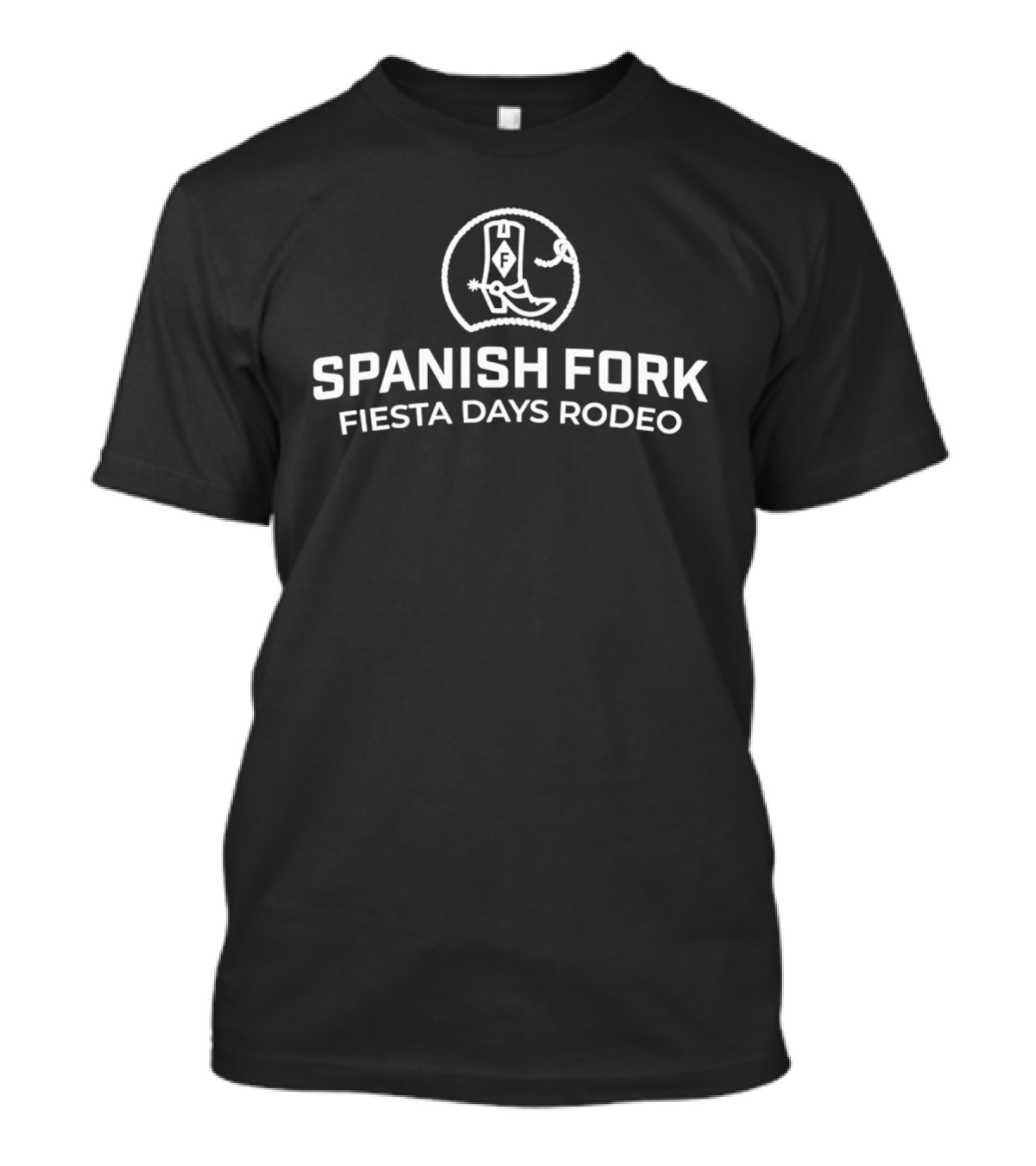 Spanish Fork Fiesta Days Rodeo Cowboy Boot And Spurs T-Shirt