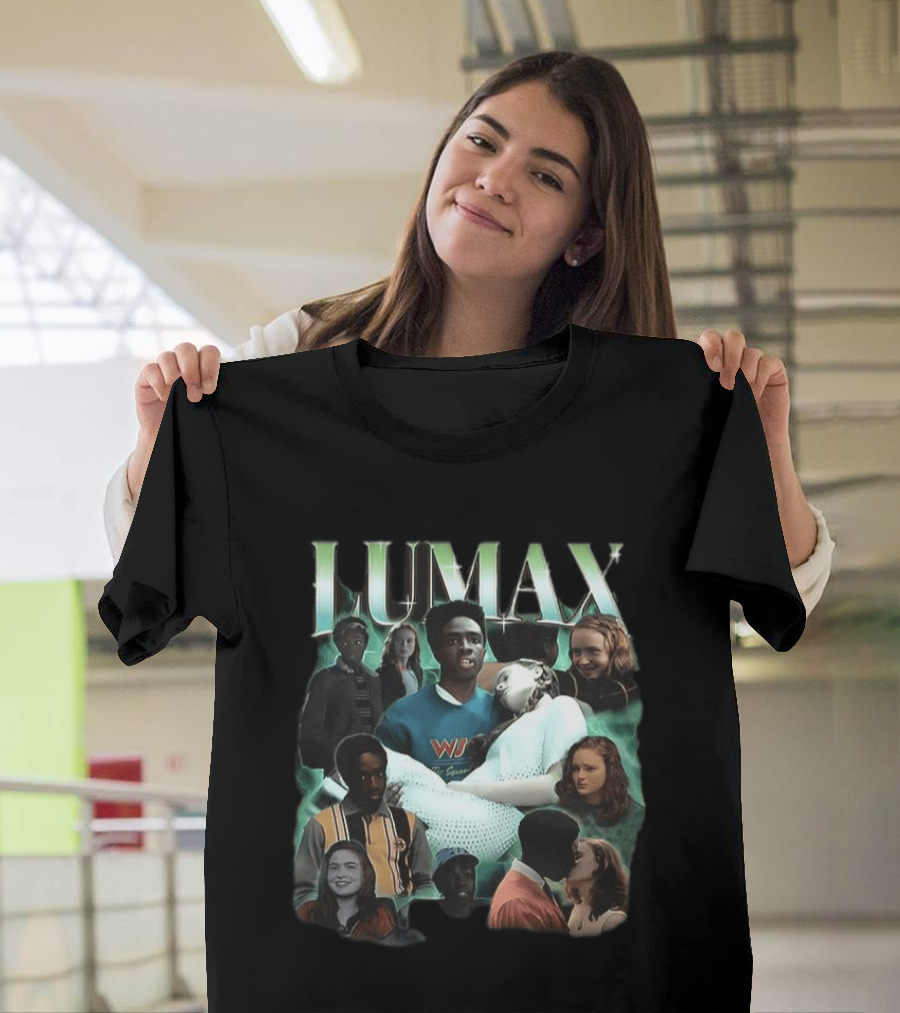 Lumax WJ Stranger Things Characters Collage T-Shirt
