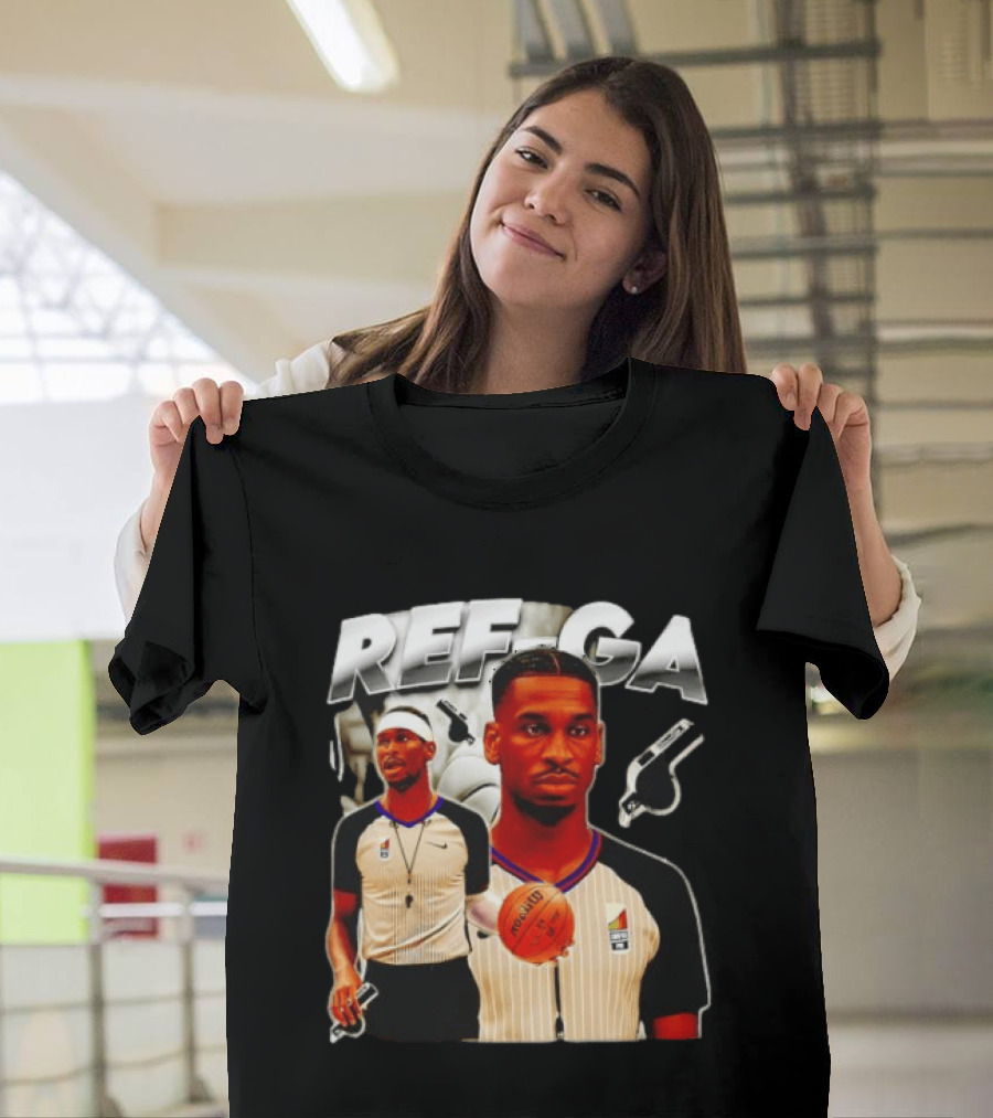 Shai Gilgeous Alexander Basketball Referee Whistle Court Game T-Shirt