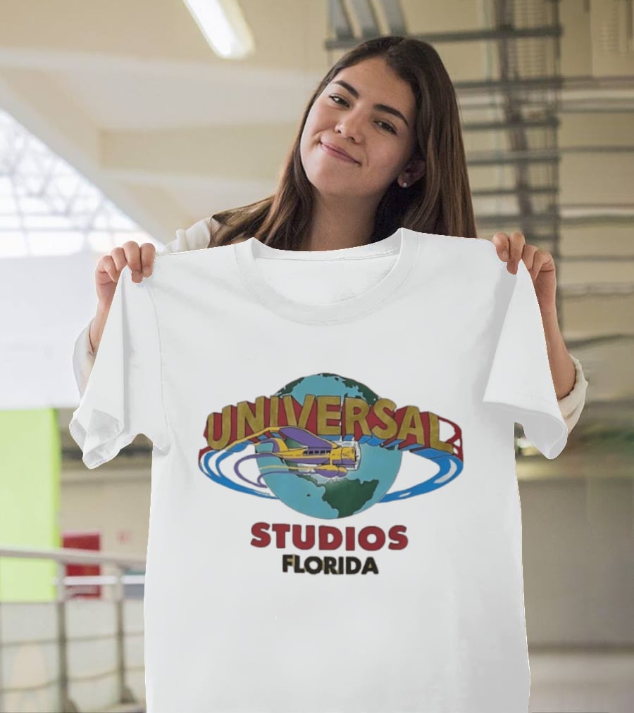 Universal Studios Florida Earth Airplane T-Shirt