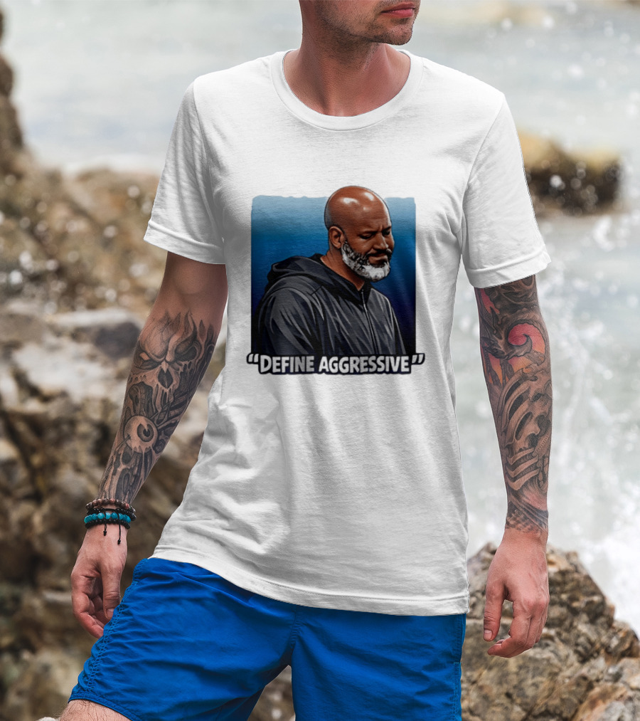 Define Aggressive Detroit Lions Brad Holmes T-Shirt