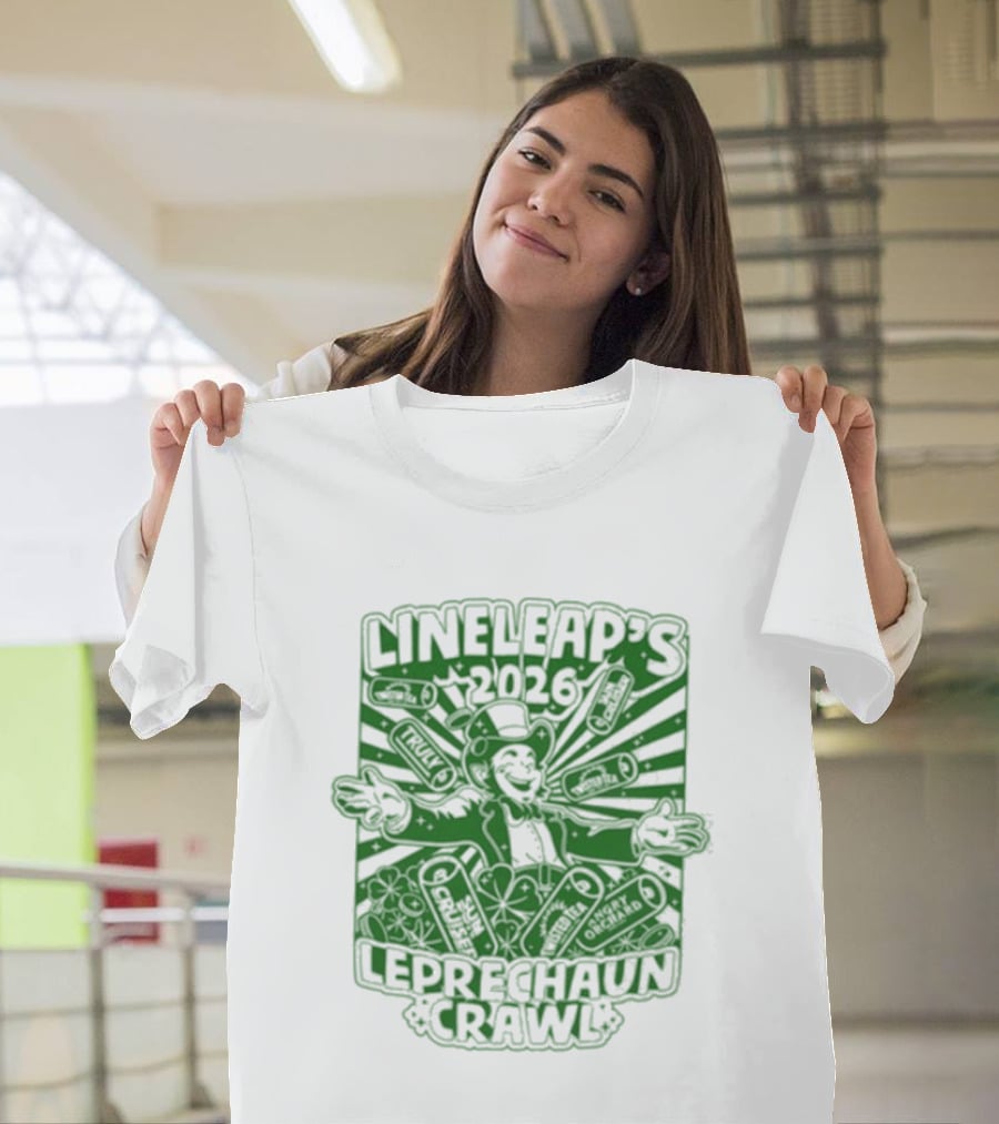 Lineleap's 2026 Leprechaun Crawl T-Shirt