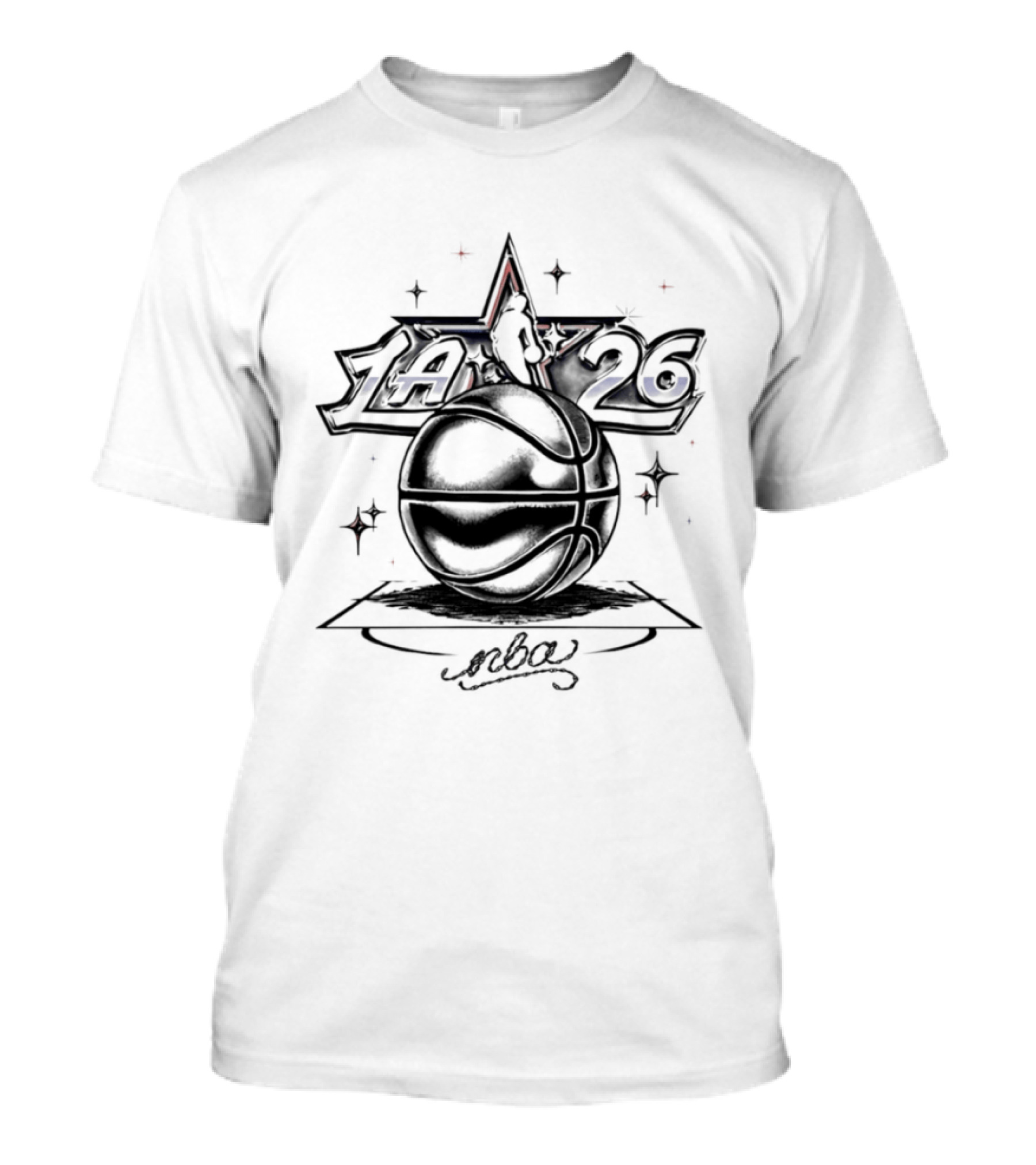 NBA LA 2026 Star Basketball Event T-Shirt