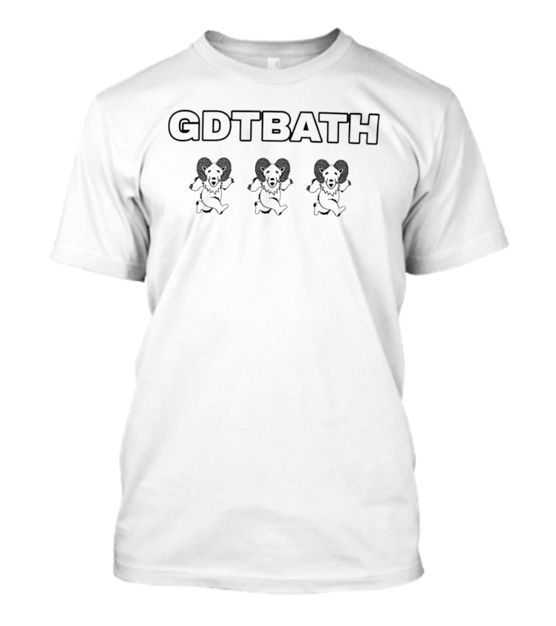 UNC Basketball GDTBATH Dancing Cartoon Bears T-Shirt
