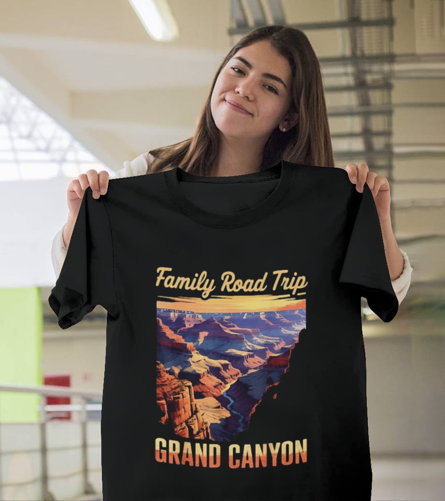 Family Road Trip Grand Canyon National Park Adventure T-Shirt