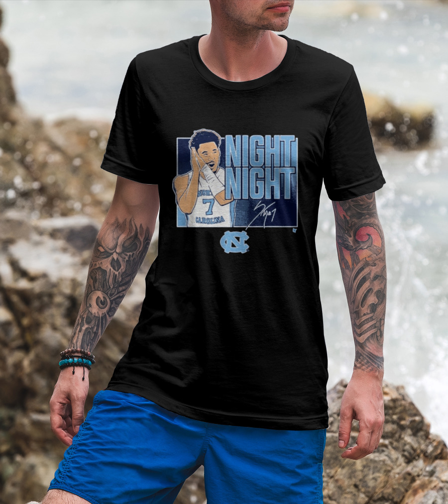 Seth Trimble Night Night North Carolina Tar Heels Basketball UNC T-Shirt