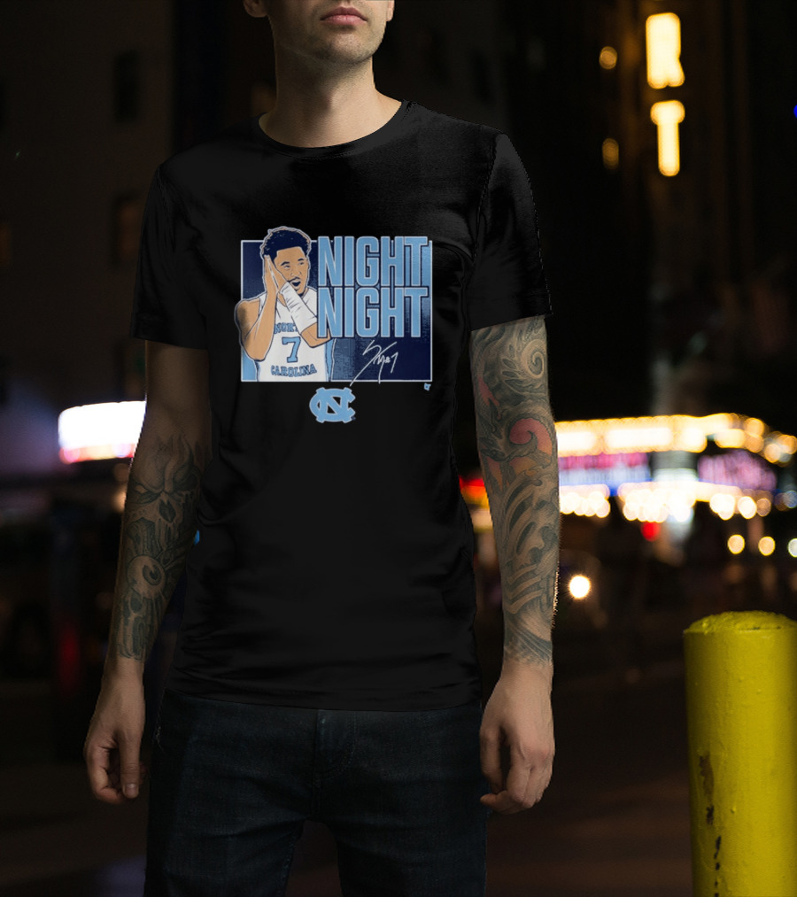 Seth Trimble Night Night North Carolina Tar Heels Basketball UNC T-Shirt