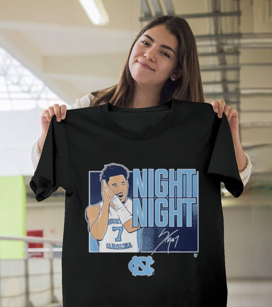 Seth Trimble Night Night North Carolina Tar Heels Basketball UNC T-Shirt