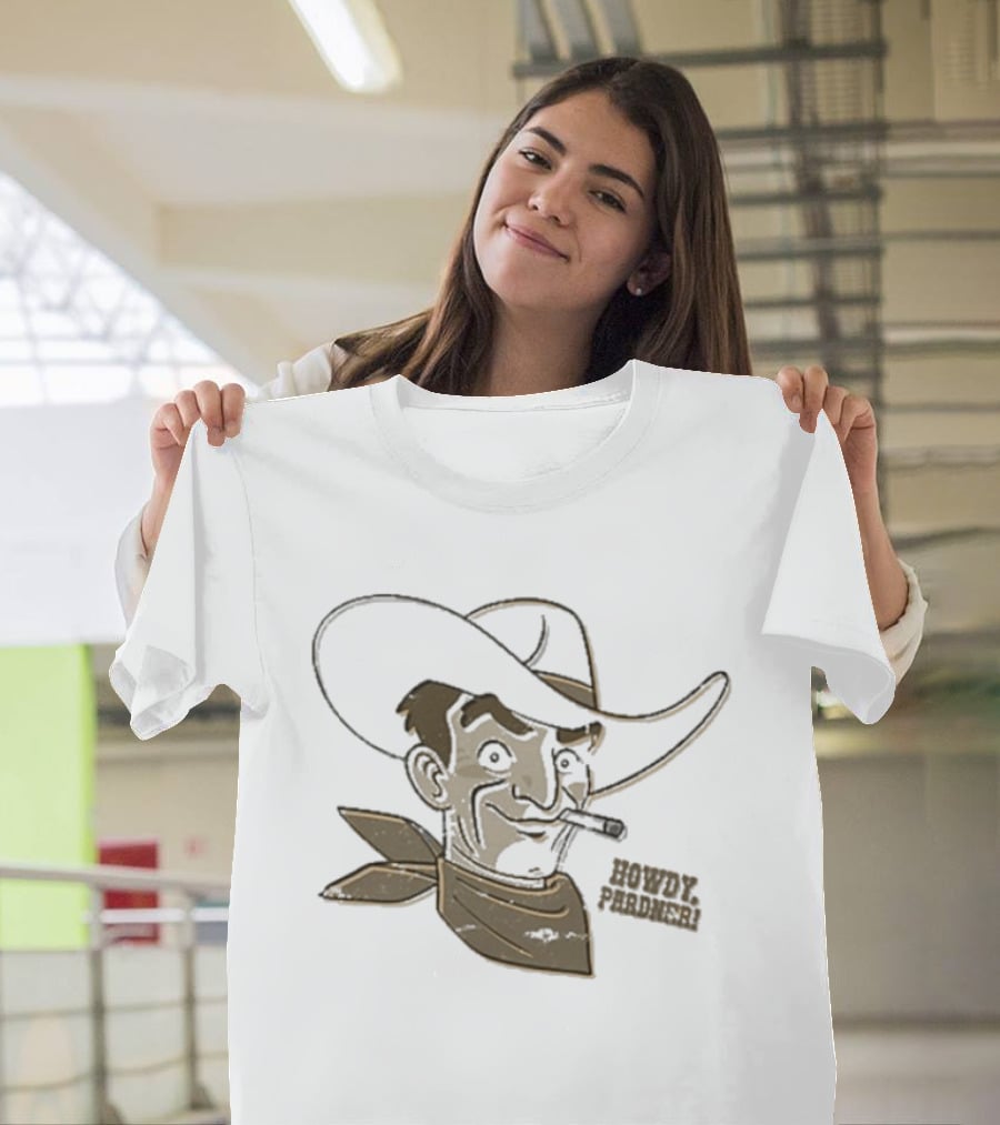 Fallout Howdy Pardner Victor Cowboy Cigarettes T-Shirt