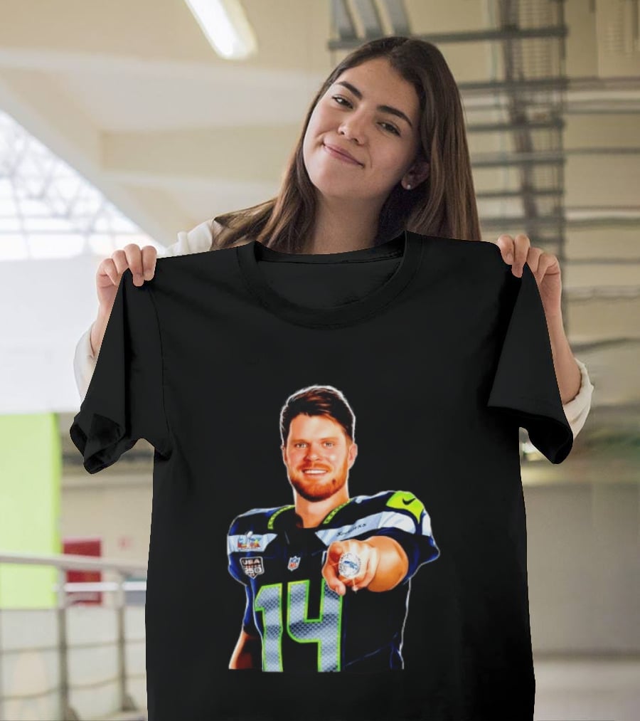 Seahawks Sam Darnold Champions Ring USA 150 NFL Honors T-Shirt