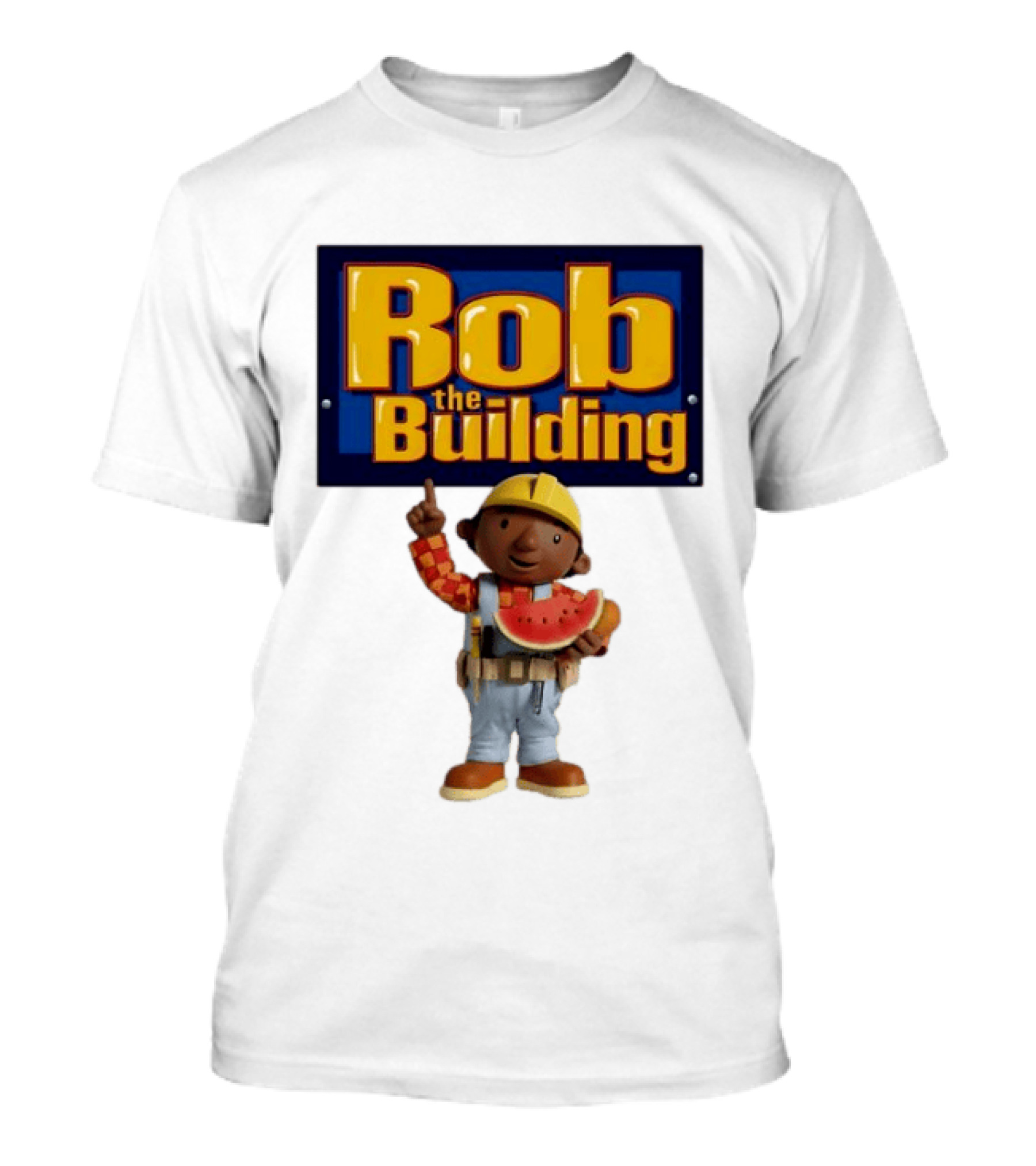 Rob The Building Watermelon Character Fun T-Shirt