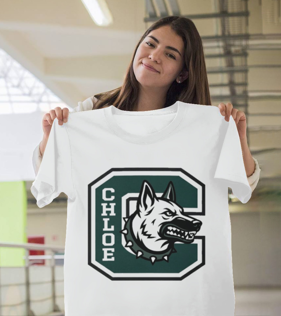 CHLOE C Microdots Dog T-Shirt