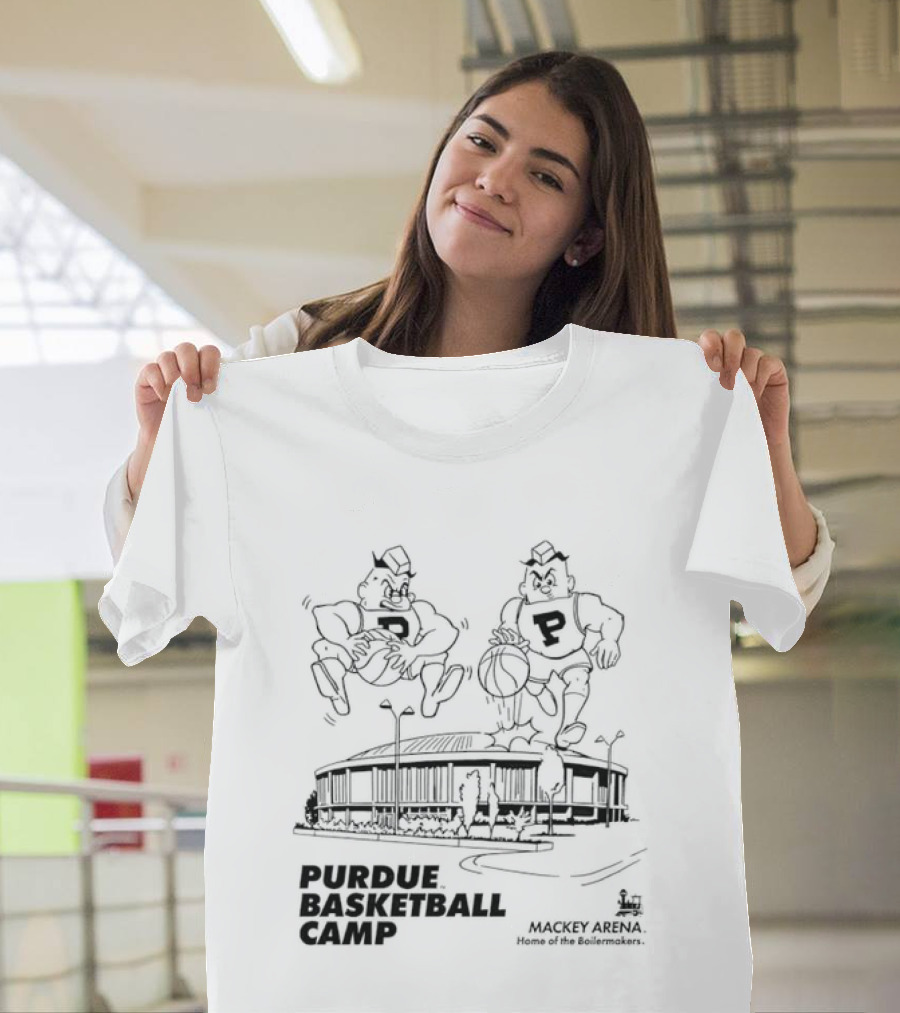 Purdue Basketball Camp Mackey Arena Boilermakers T-Shirt