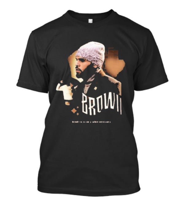 BROWN Break Rules Only When Necessary Superstar T-Shirt