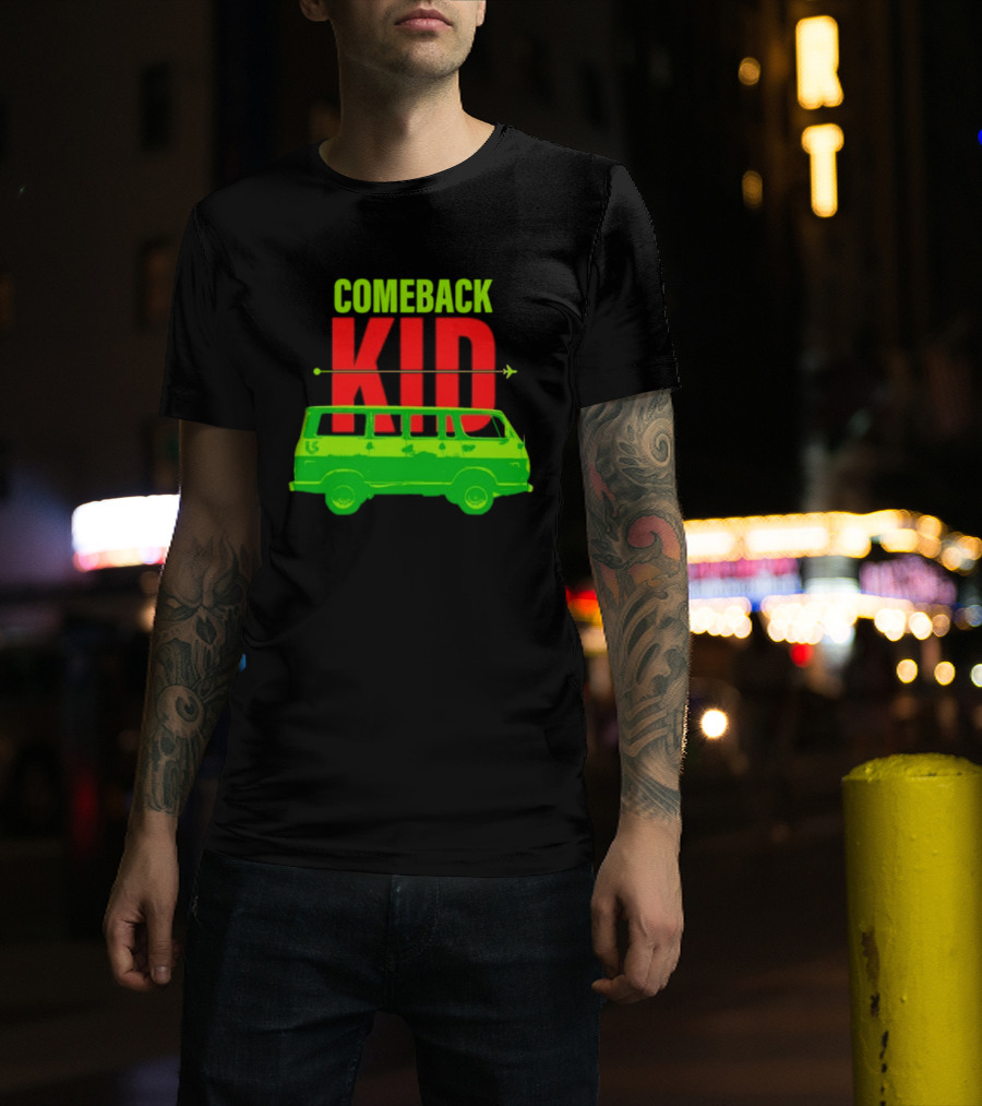 Louden Swain Comeback Kid Green Van Arrow T-Shirt