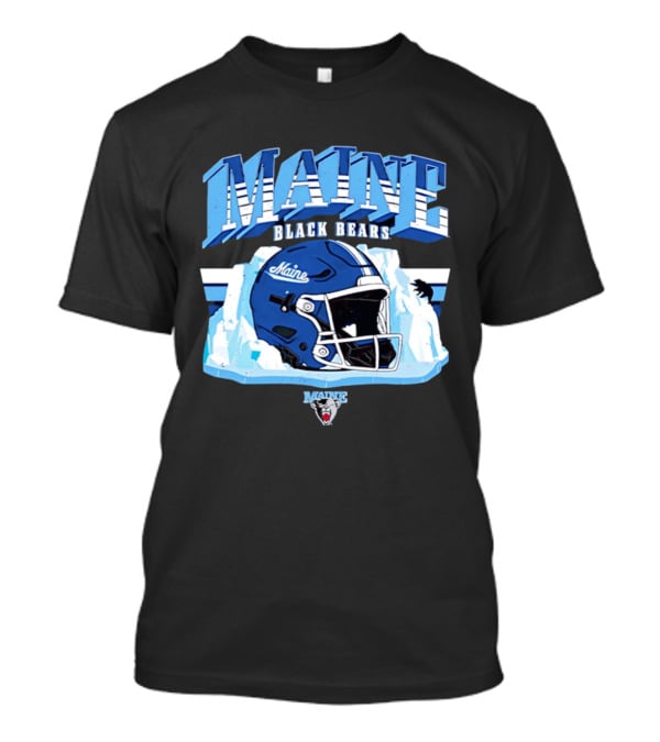 Maine Black Bears Football Helmet NCAA Team Spirit T-Shirt