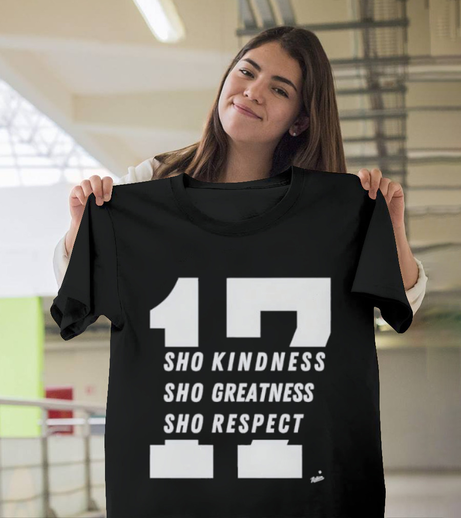 Shohei Ohtani Kindness Greatness Respect Number 17 T-Shirt