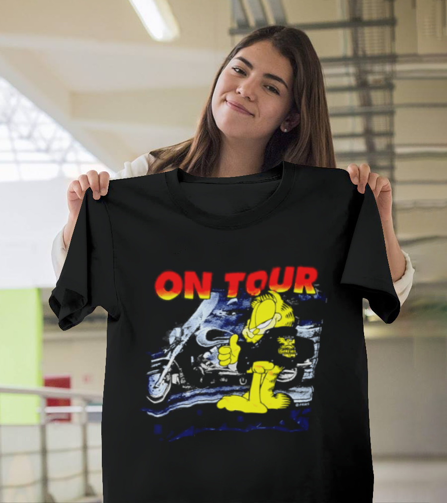 Garf On Tour Motorcycle Adventure T-Shirt