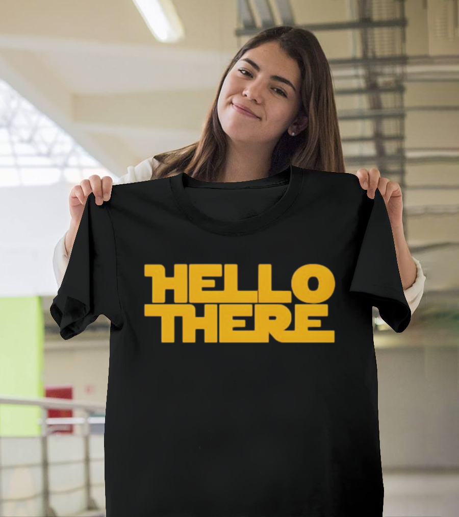 Hello There Obi Wan Kenobi Yellow T-Shirt