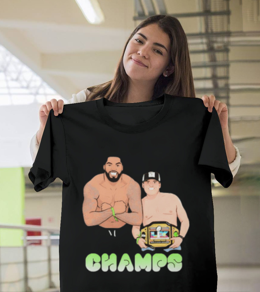 JS And Leo Celebrate Seattle Champs With Belt Champs T-Shirt