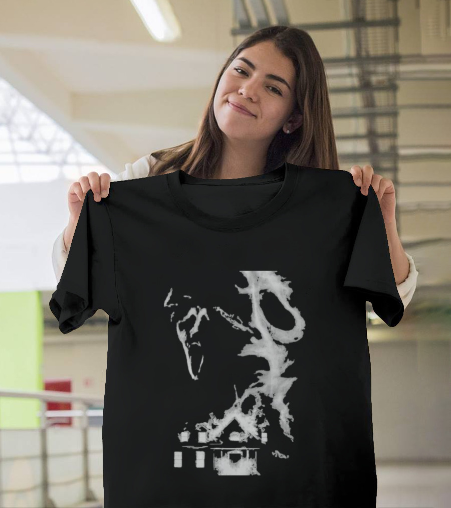 30th Anniversary Scream Kill Tour Texas Chainsaw Massacre Map T-Shirt