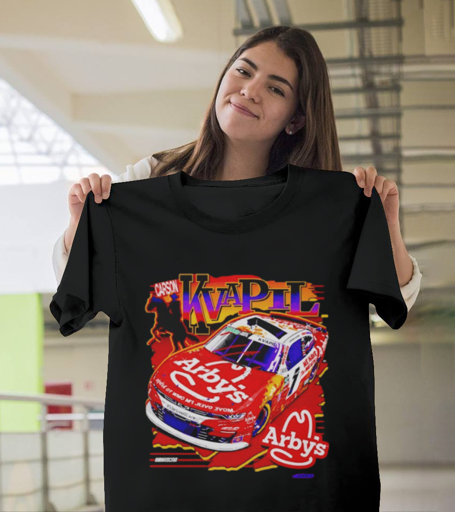 Carson Kvapil Arby's NASCAR Racing Car T-Shirt