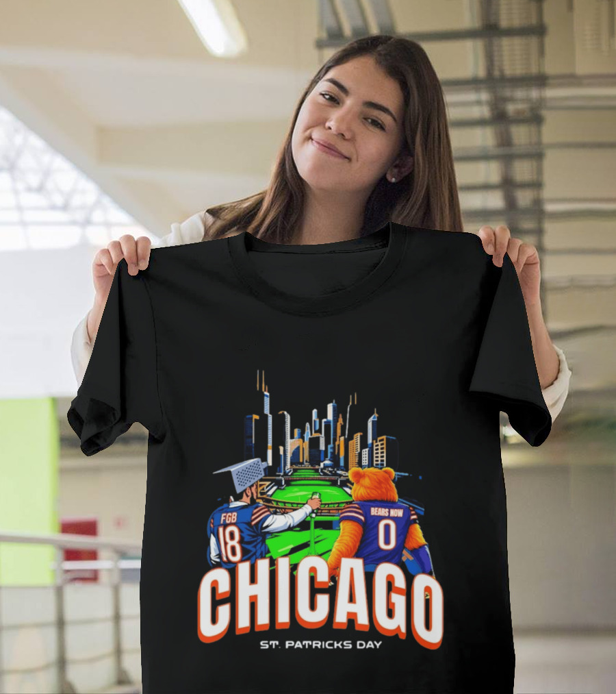 Chicago Bears St. Patricks Day Green River FGB Bears Now T-Shirt
