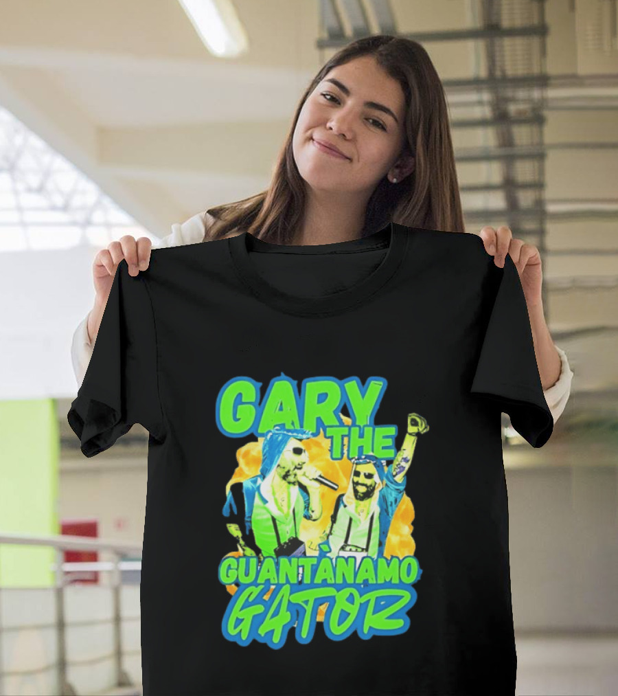 Gary The Guantanamo Gator Retro Pop Culture T-Shirt