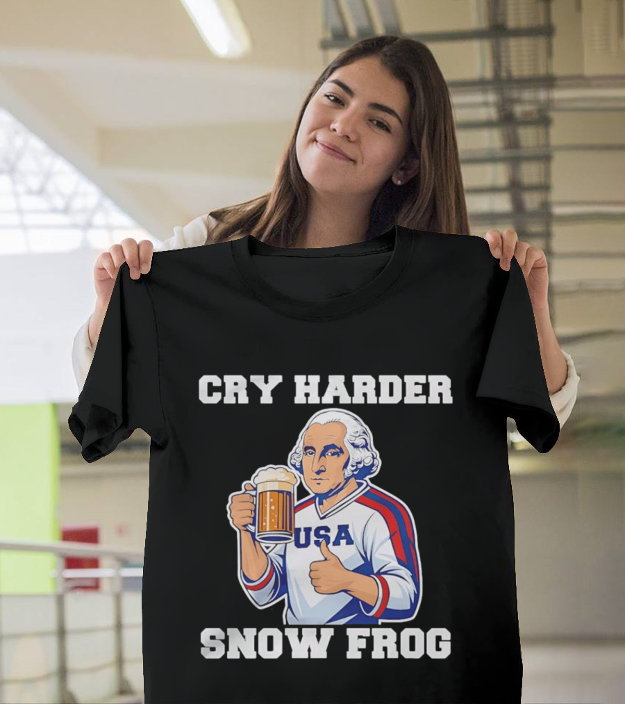 Cry Harder USA Player Snow Frog T-Shirt