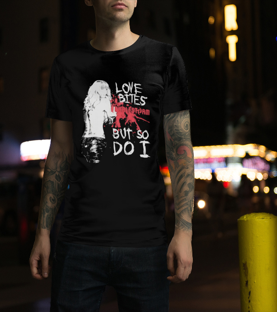 Halestorm Love Bites But So Do I Middle Finger Women's Clothing T-Shirt