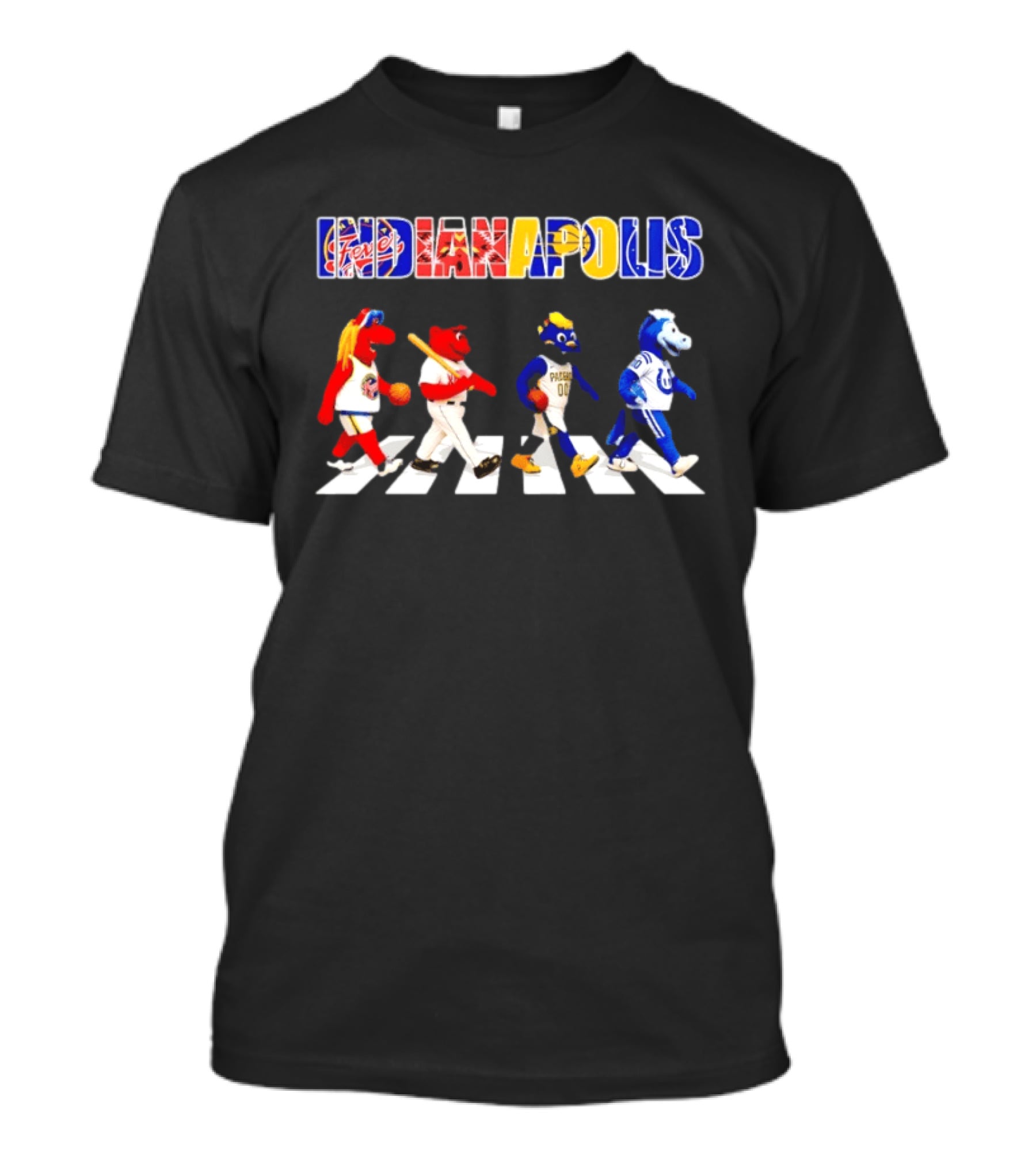 Indianapolis Colts Indiana Fever Indianapolis Indians Indiana Pacers Road T-Shirt