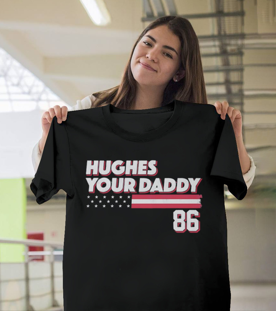 Hughes Your Daddy 86 Stars and Stripes T-Shirt