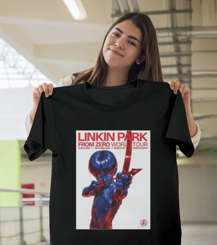Linkin Park From Zero World Tour Auckland New Zealand 2026 March 18 Spark Arena T-Shirt