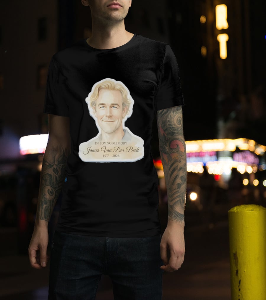 James Van Der Beek In Loving Memory 1977 2026 T-Shirt