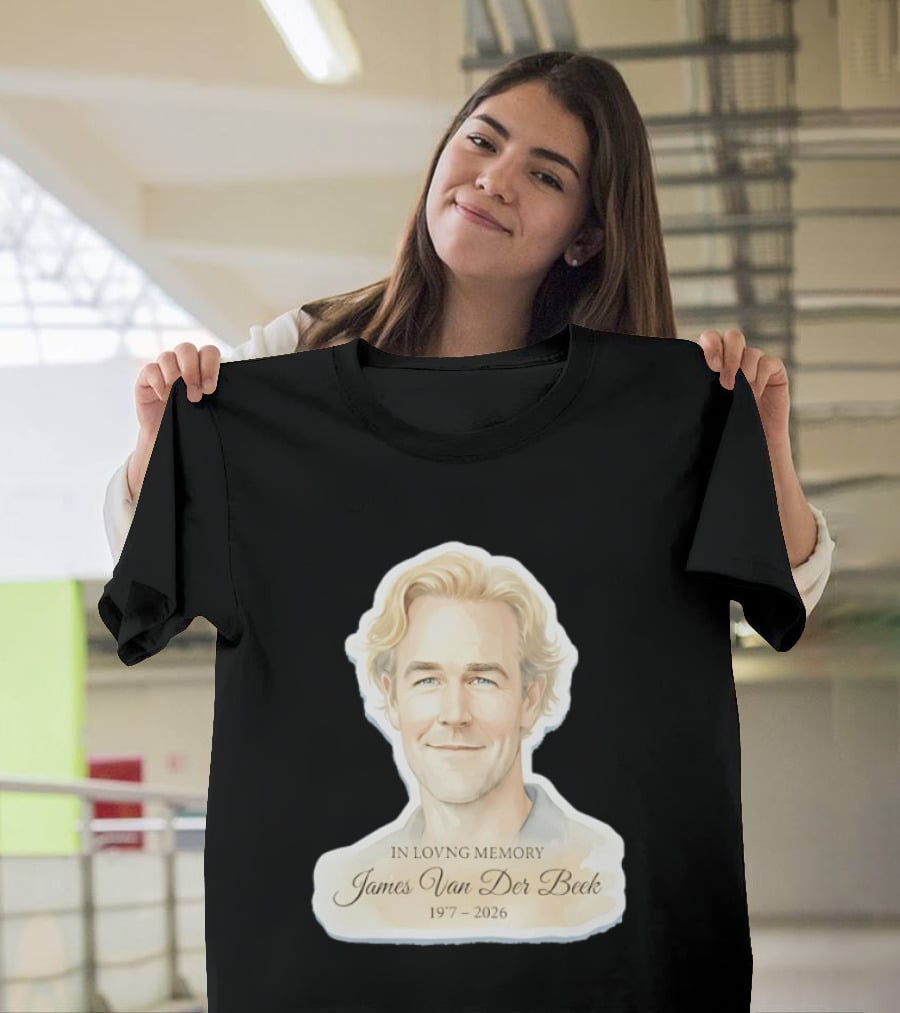 James Van Der Beek In Loving Memory 1977 2026 T-Shirt