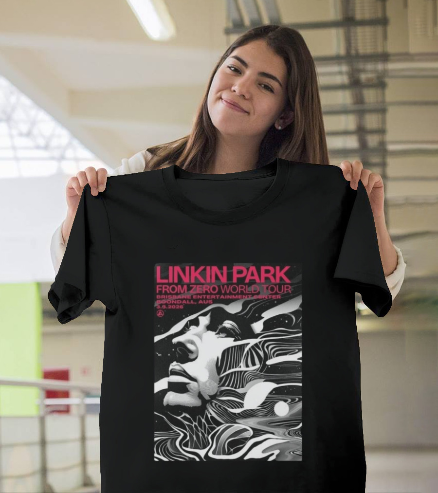 Linkin Park From Zero World Tour Brisbane Entertainment Center Boondall Australia March 3 2026 T-Shirt