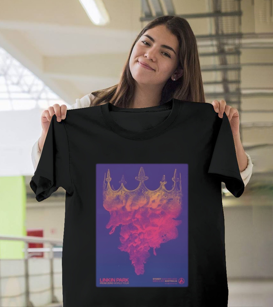 Linkin Park From Zero World Tour Sydney Qudos Bank Arena March 15 2026 Night 2 Australia Gig T-Shirt