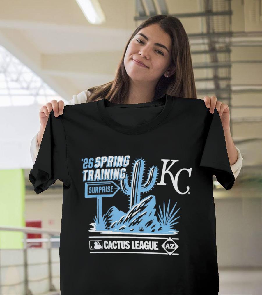KC Royals 2026 Spring Training Surprise Cactus League Majestic T-Shirt