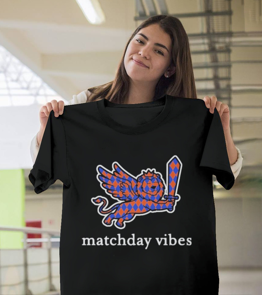 Winged Lion With Sword Matchday Vibes T-Shirt