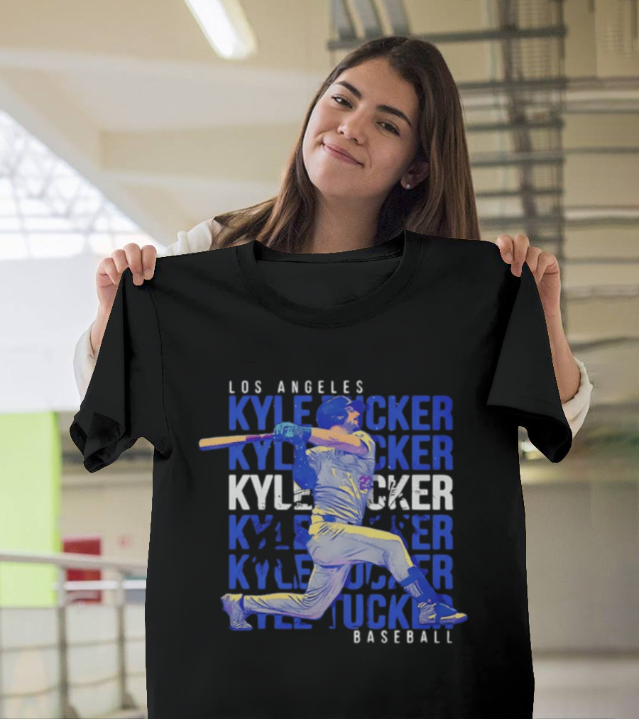 Los Angeles Kyle Tucker Baseball Dodgers Name Repeat T-Shirt