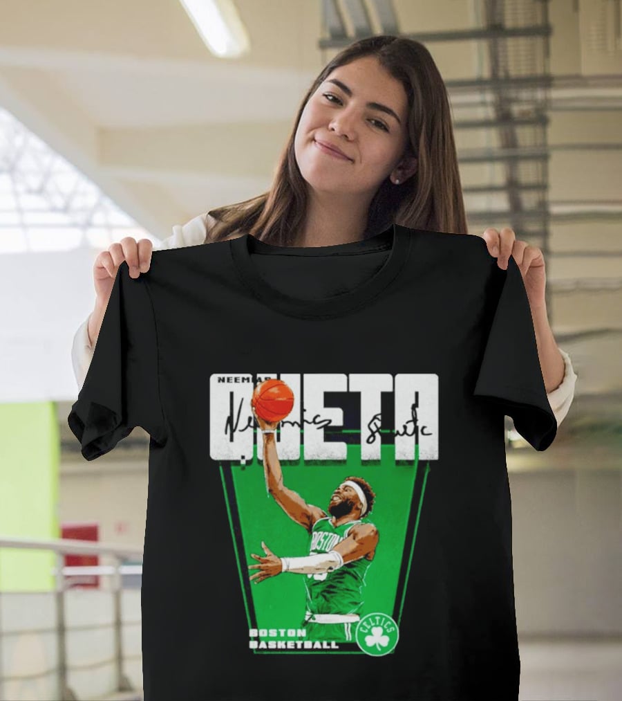 Neemias Queta Boston Celtics Basketball Celtics T-Shirt