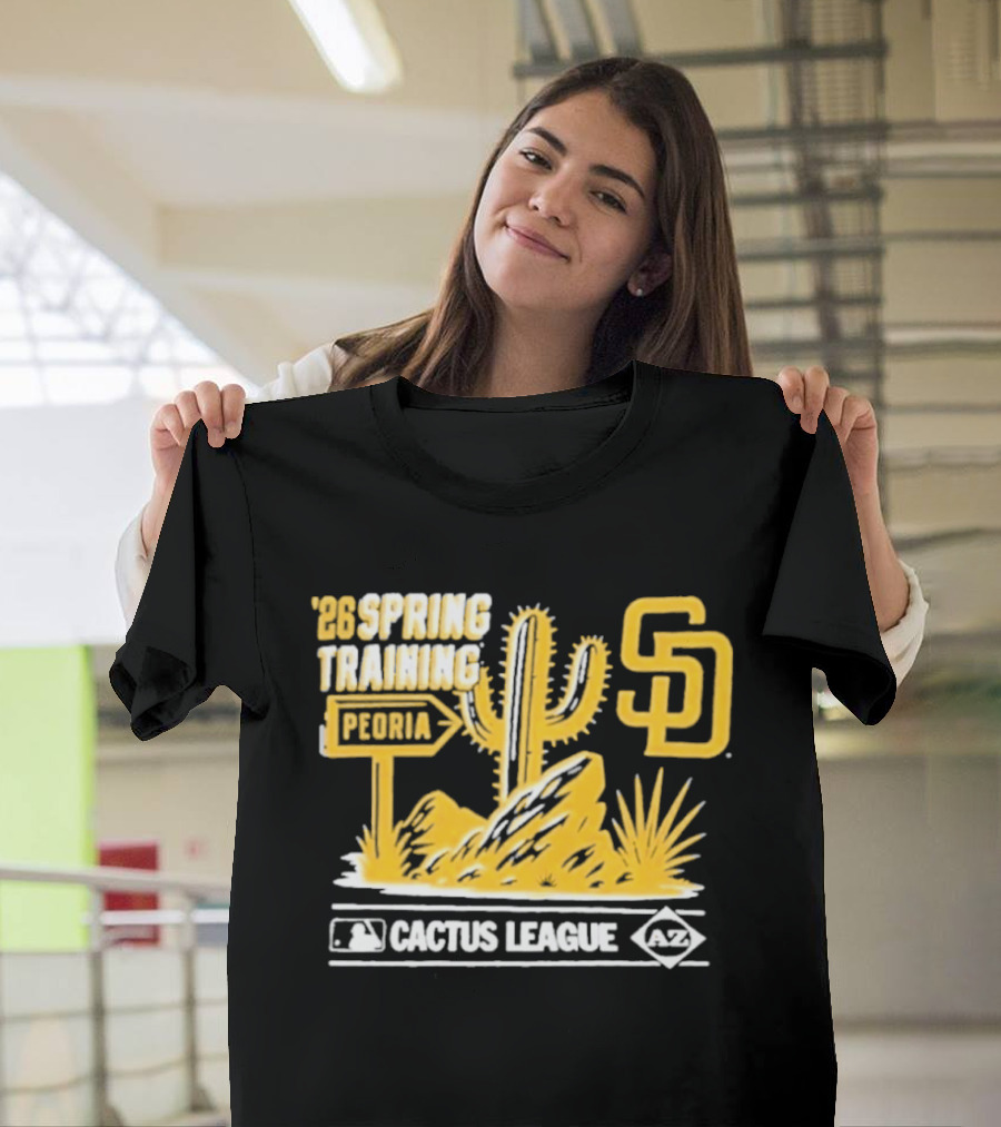 San Diego Padres 2026 Cactus League Spring Training Peoria MLB T-Shirt