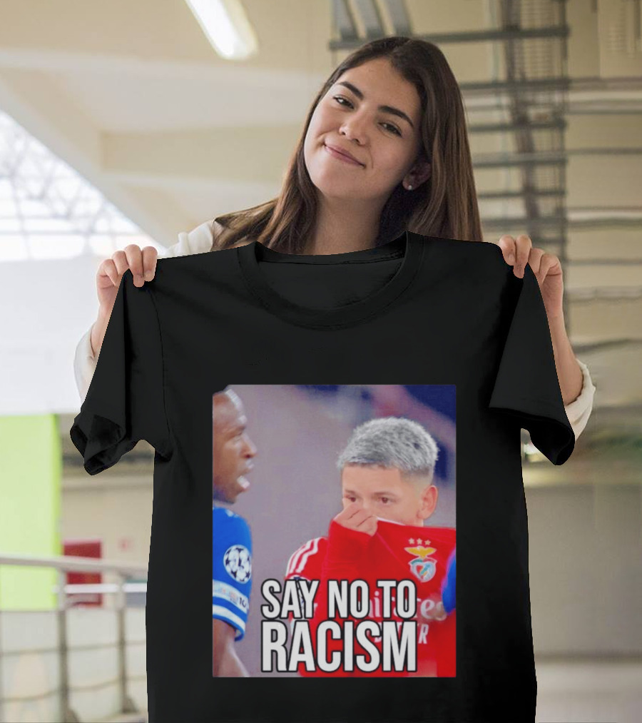 Say No To Racism Prestianni Benfica Soccer Awareness T-Shirt
