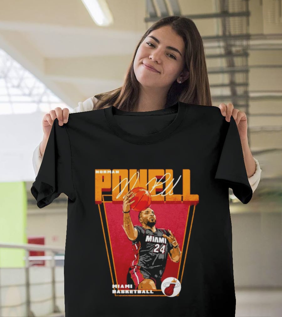 Norman Powell Miami Basketball 24 T-Shirt