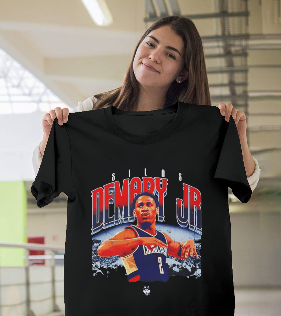Silas Demary Jr UConn Husky Basketball Player Collage T-Shirt