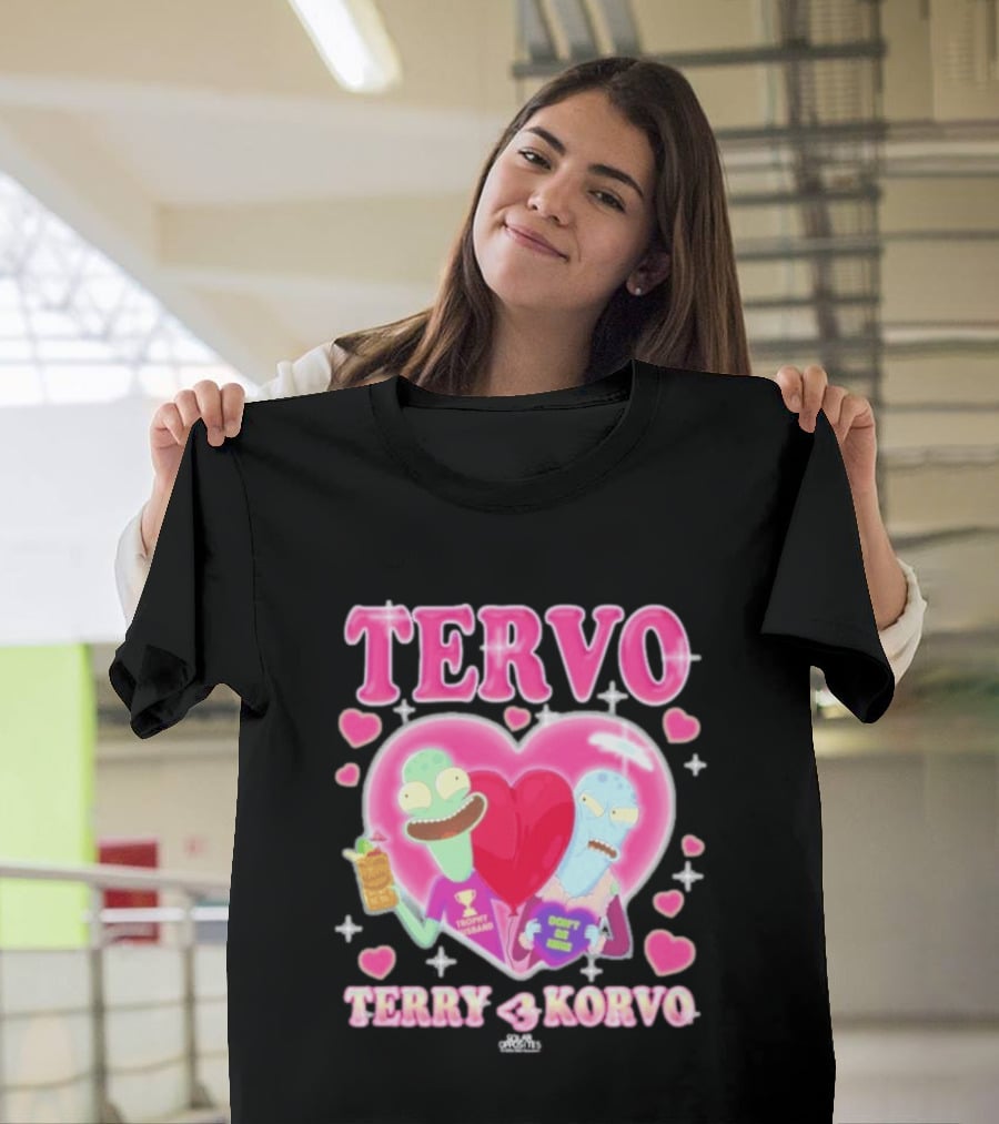 TERVO Terry Korvo Trophy Husband Don't Go Bacon My Heart T-Shirt