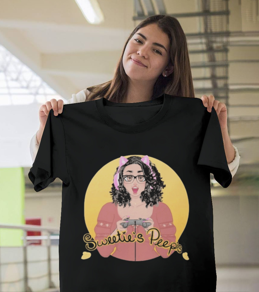Sweetie's Peeps Gamer Girl Headset And Glasses T-Shirt