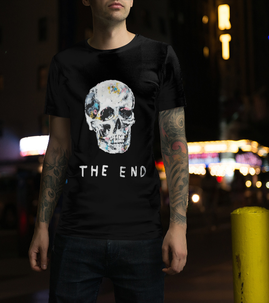 The End Colorful Skull T-Shirt