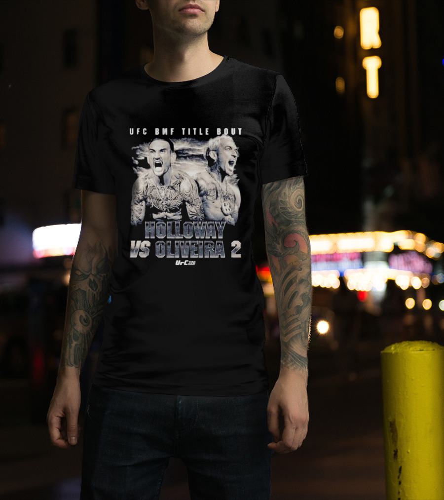 UFC BMF Title Bout Holloway Vs Oliveira 2 Or 326 T-Shirt